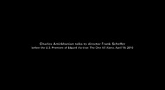 Other Minds Presents: Charles Amirkhanian talks with film director Frank Scheffer