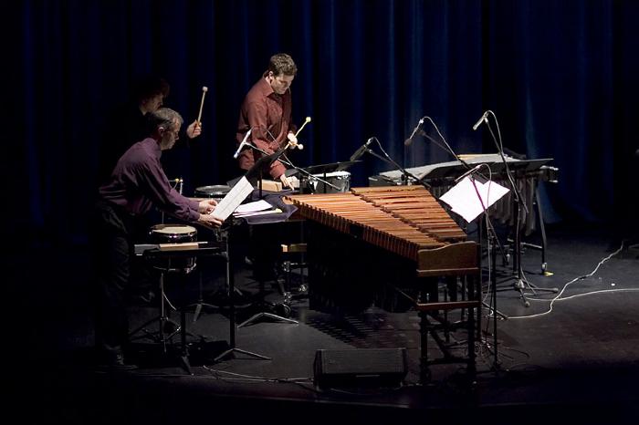 Dan Kennedy, Lawson White, and Douglas Perkins performing on stage during OM 11, San Francisco CA (2005)