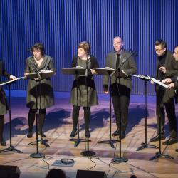Nordic Voices performing during the first concert of OM 21, San Francisco CA (March 4, 2016)