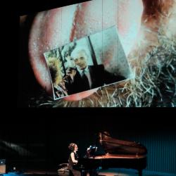 Eve Egoyan performing Nicole Lizées “David Lynch Études” during OM 21, vs. 2, San Francisco CA (2016)