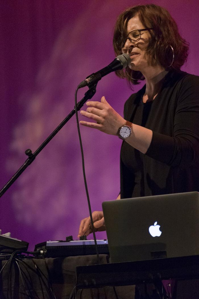 Tone Åse performing during OM 23, vs. 2, San Francisco CA (April 12, 2018)