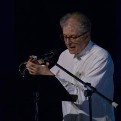 Charles Amirkhanian performing "Dutiful Ducks" at OM 23, San Francisco CA (April 13, 2018)