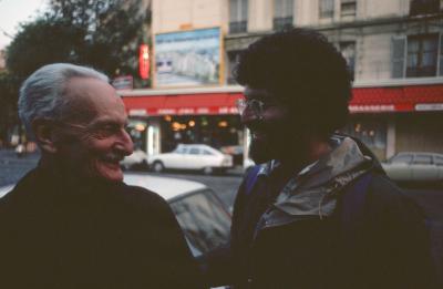 Ivan Wyschnegradsky talking to Charles Amirkhanian while on a street in Paris, vs. 3 (1976)