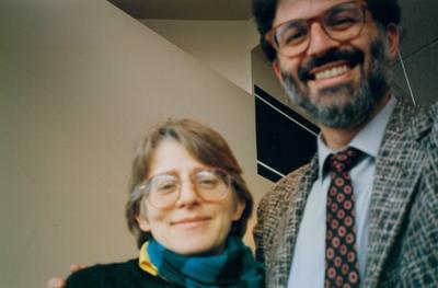 Self portrait of Janice Giteck and Charles Amirkhanian, ver. 3, 1988