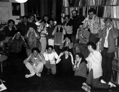 Some of the KPFA Music Department staff, May 1983