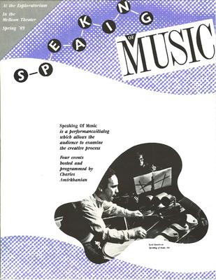 Speaking of Music, Spring 1989 (Program guide)