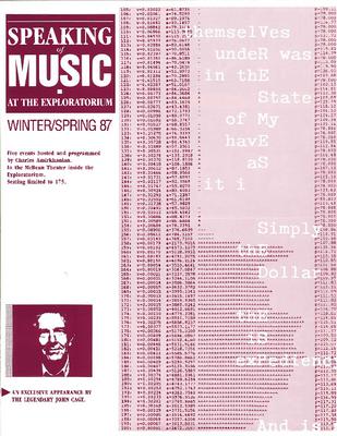 Speaking of Music, Winter/Spring 1987 (Program guide)