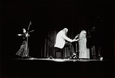 Mari Kimura & Rex Lawson, performing on stage, San Francisco CA, (1995)