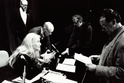 Nathan Rubin, Margaret Fisher, Robert Hughes, Charles Amirkhanian, & Michael André Bernstein, San Francisco CA, (2001)