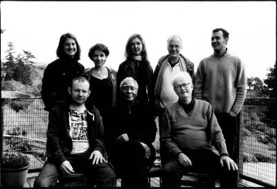 Group portrait of the featured OM 15 composers, Woodside CA., (2010)