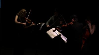 The Del Sol String Quartet performing Ken Ueno's "Peradam", OM 17