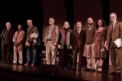 OM 16 Composers onstage with Other Minds Executive and Artistic Director, Charles Amirkhanian, San Francisco CA (2011)