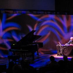 John Bischoff performing during OM 19, San Francisco CA (2014)
