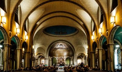 Interior view of the Mission Dolores Basilica during OM 22, San Francisco CA (February 18, 2017)