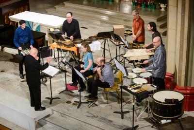 The William Winant Percussion Group performing Canticle No. 3 by Lou Harrison during OM 22, San Francisco CA (February 18, 2017)