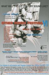 Poster for Other Minds Festival 6