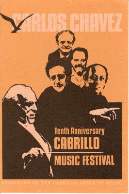 Cabrillo Music Festival 1972: Printed Program