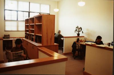 Office workers, KPFA, Berkeley CA, 1992